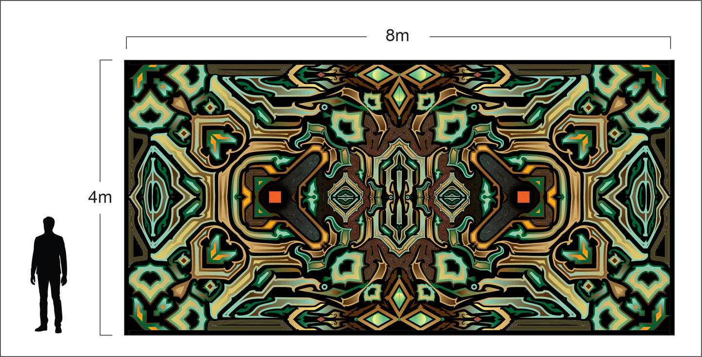 GLYPH XL backdrop