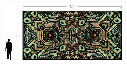 GLYPH XL backdrop