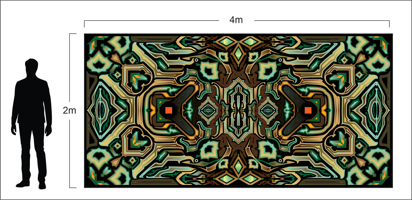 GLYPH XL backdrop